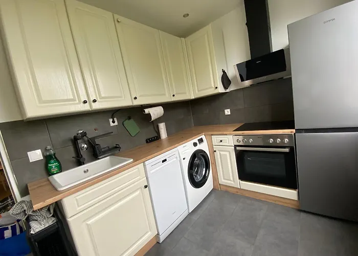 Blaue Lagune 2,5 Balkon Smarttv Kueche Wifi * דיסבורג